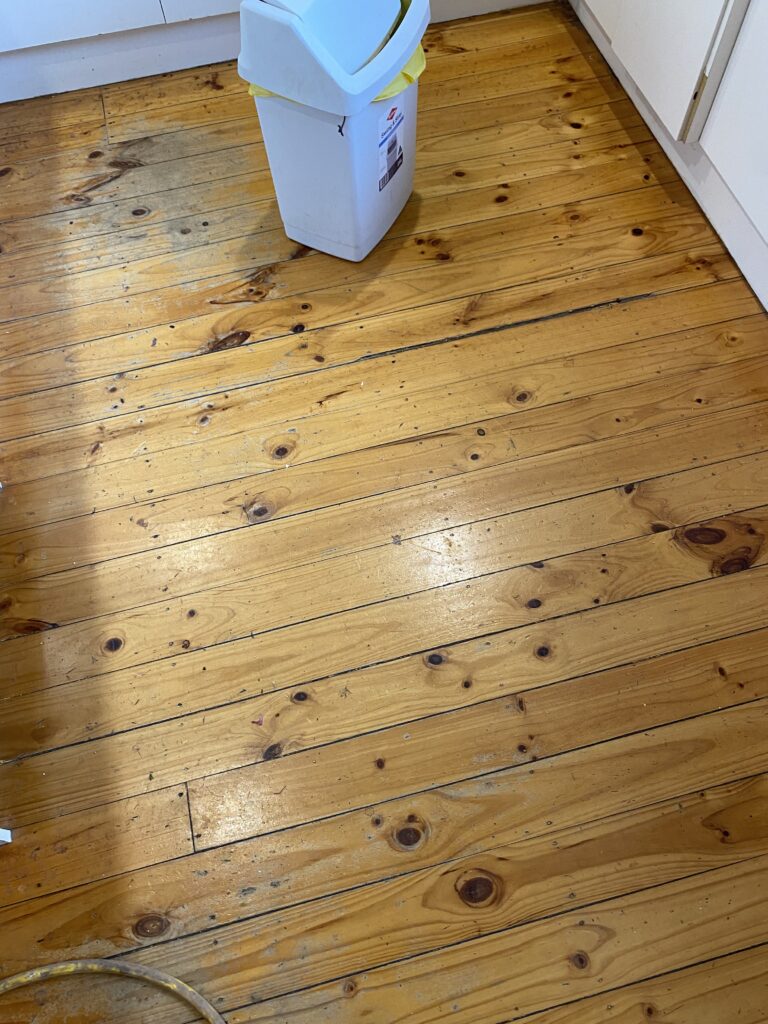 pine floor sanding