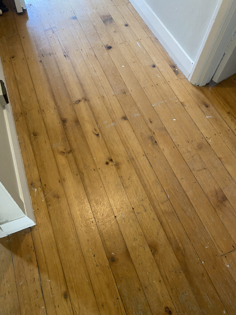 solid timber floor