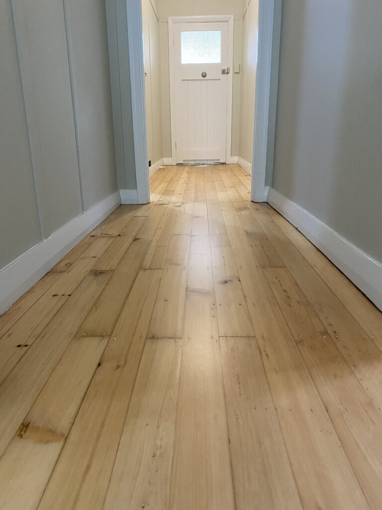 pine floor refinishing