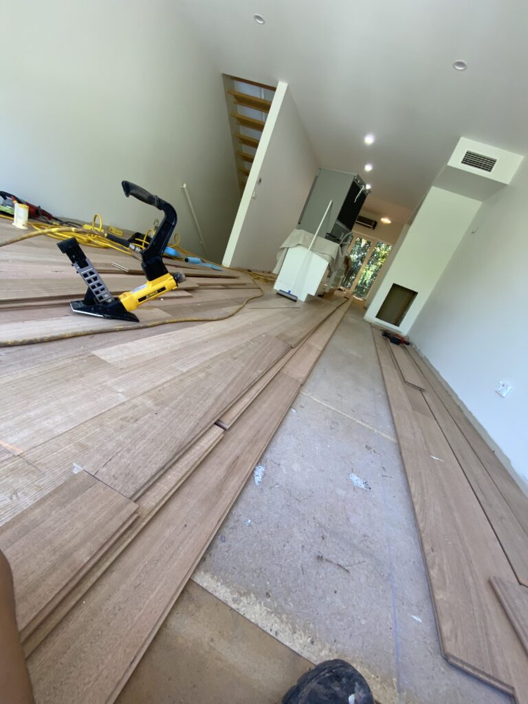 oak floorboards