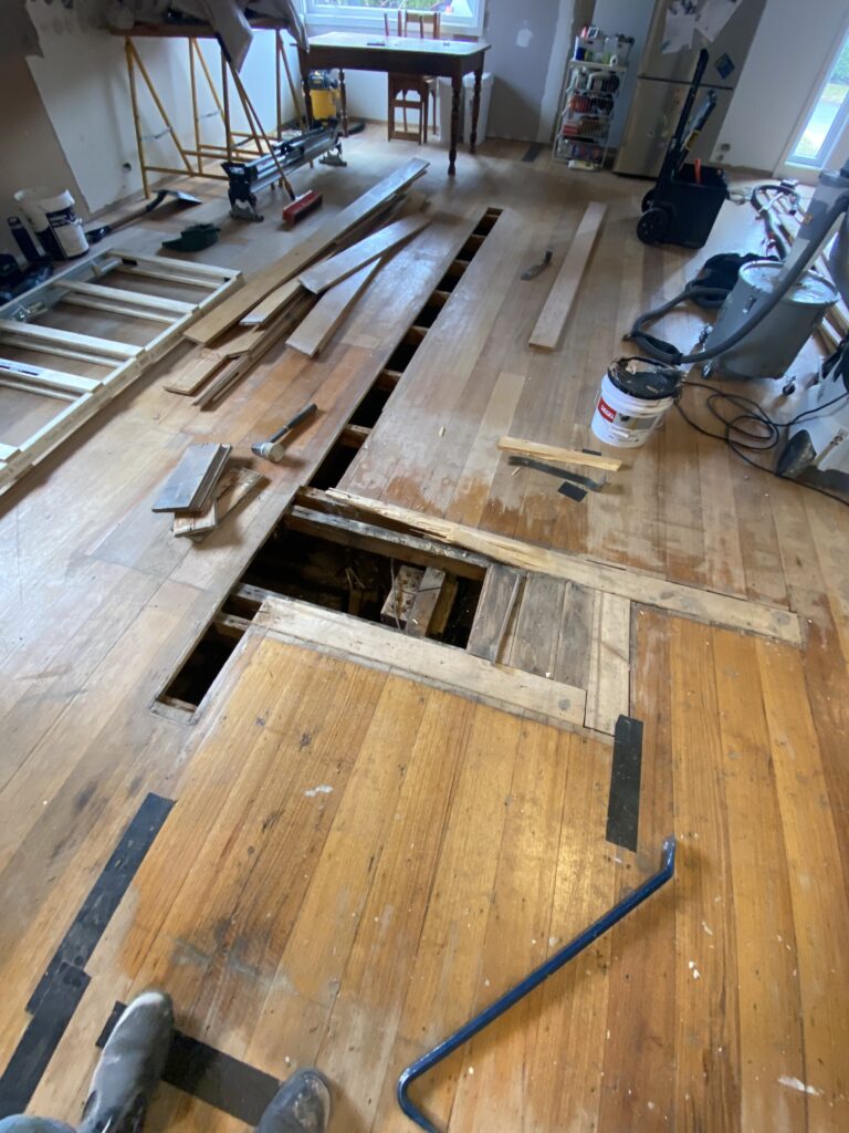 tassie oak sanding woden