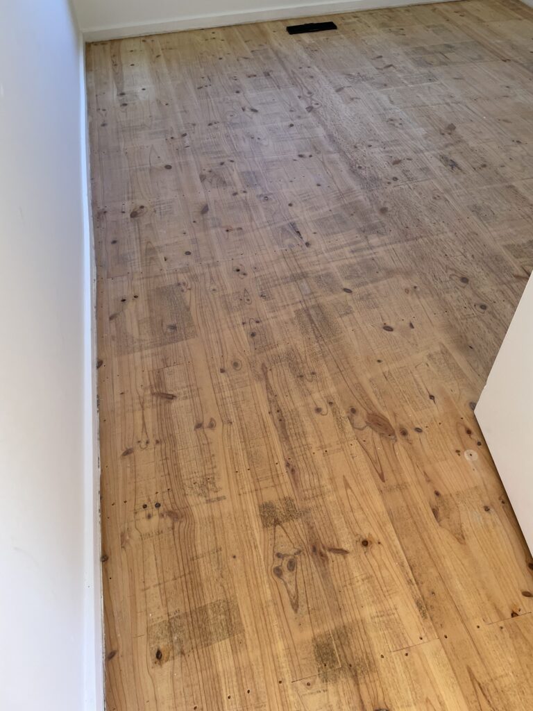 Pine timber floor restoration Curtin