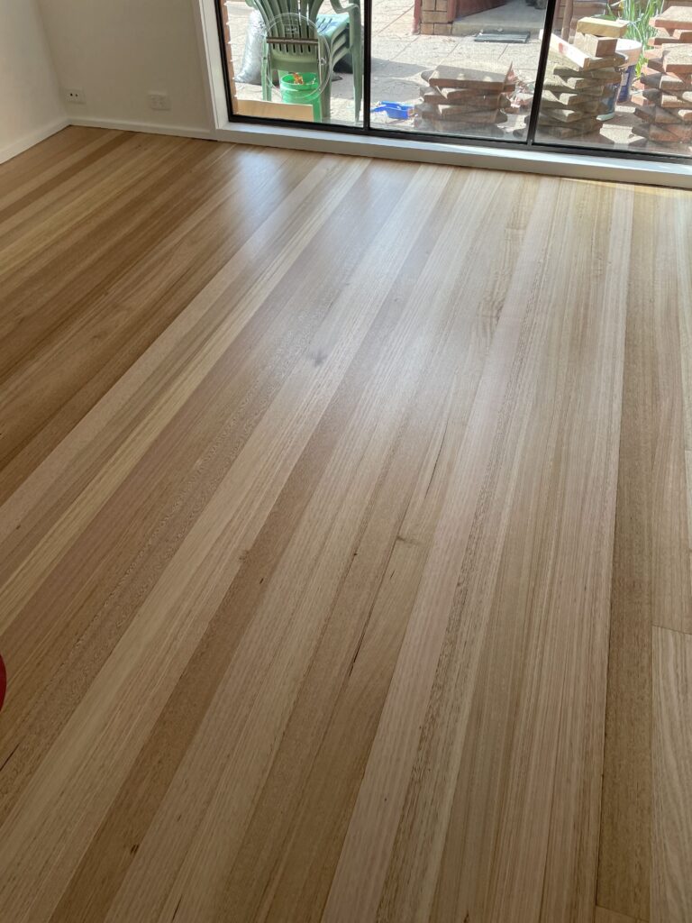 Matte timber floor finish Canberra