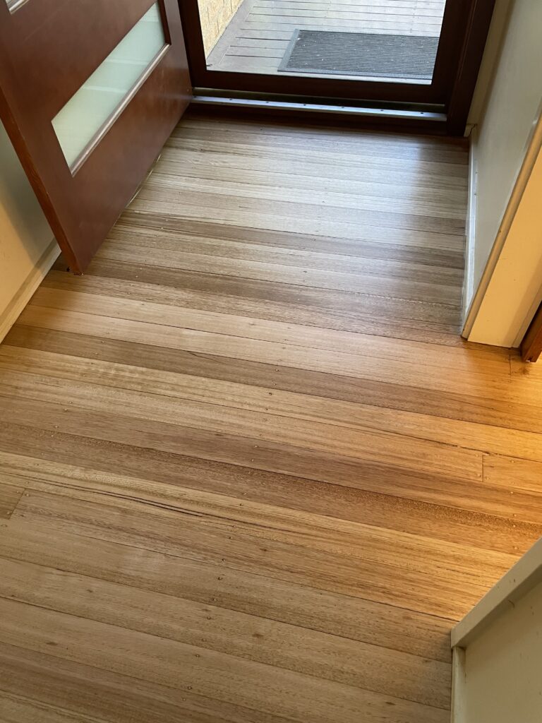 Matt timber floor finish Canberra