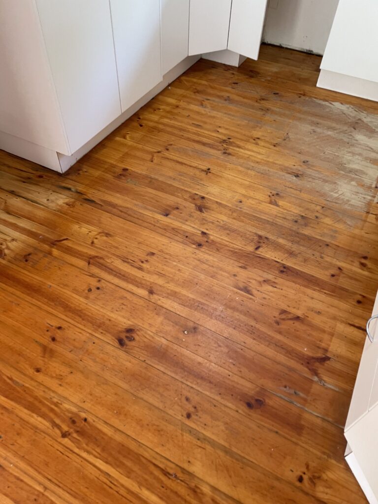 Pine timber floor restoration Canberra